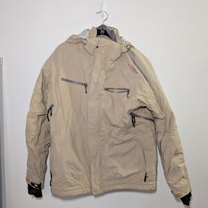 Aigle Actimum Men’s Technical Ski Trekking Jacket Tan Beige | Medium